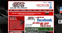 Desktop Screenshot of garlandtire.net